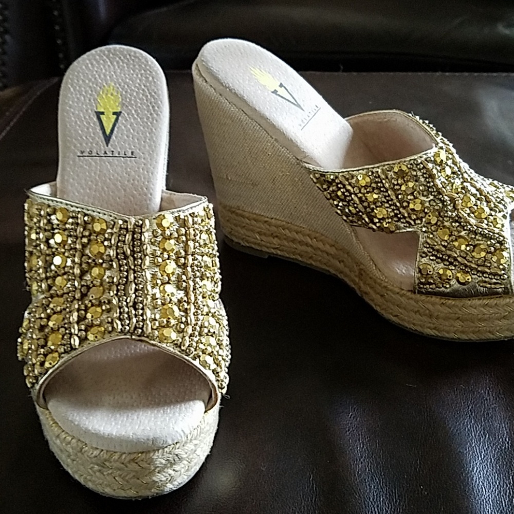 Volatile Wedge Sandal